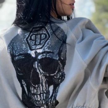 Куртка со стразами